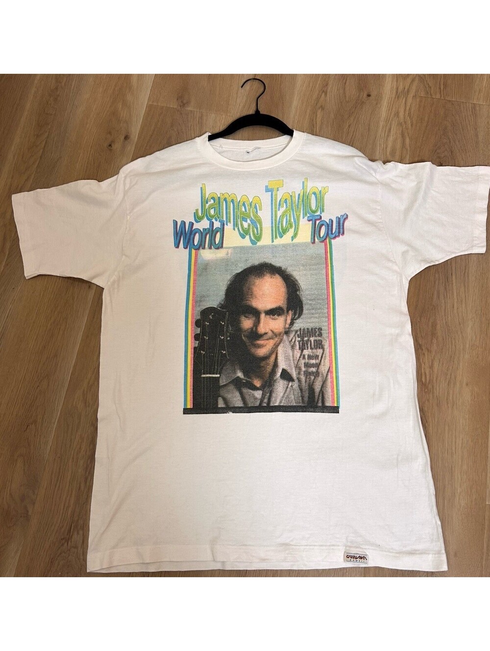 Vintage James Taylor World Tour 1992 Graphic T-Shirt